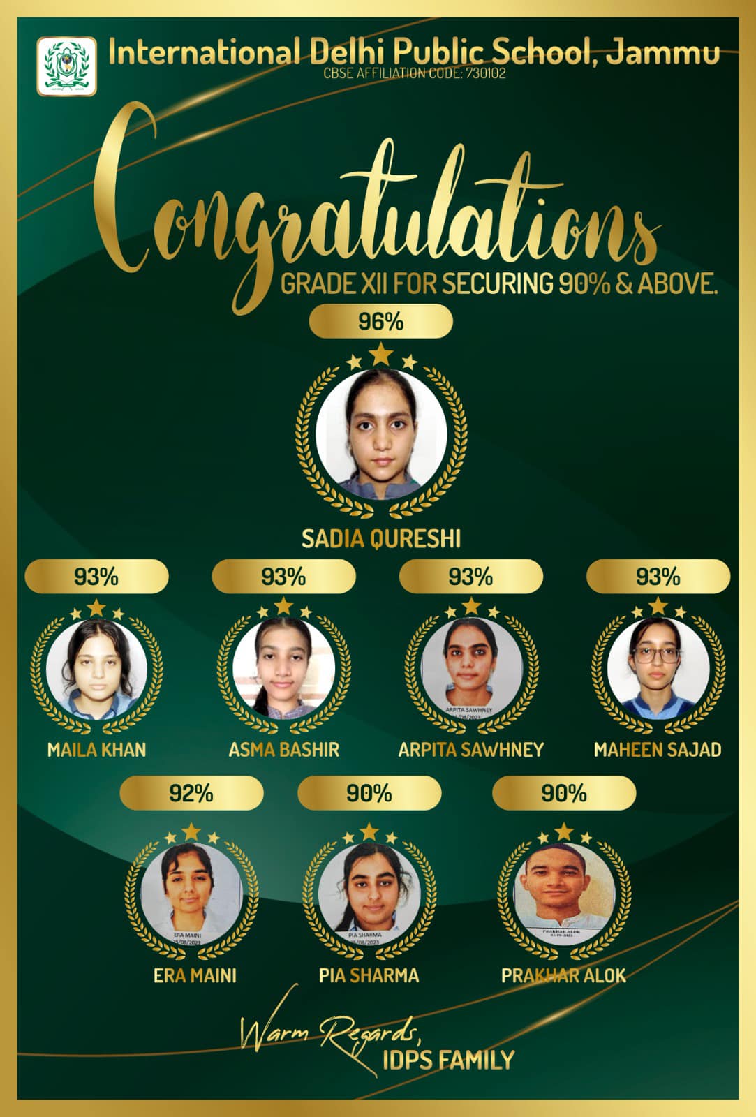 CBSE Board Results of Grade X and XII Session 2023-24